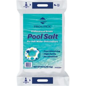 40 lb / 20kg Pro's Pick Pro Grade Pool Salt Bag