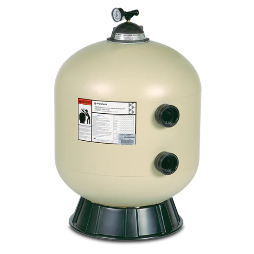 Pentair 36" Triton® C High Capacity Fiberglass Side Mount Sand Filter TR140C Almond